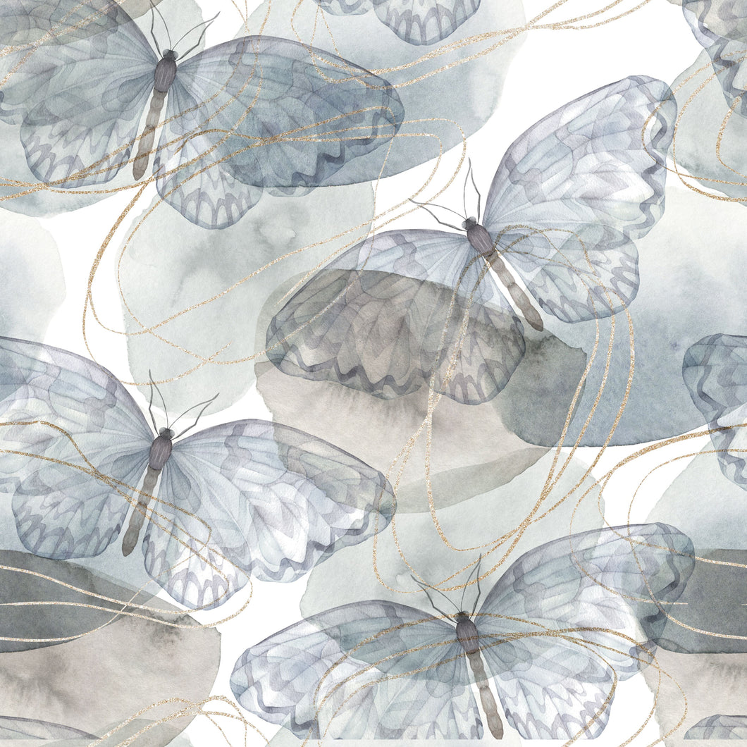 Mint Tissue Paper Butterflies