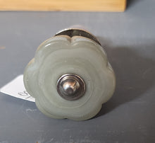 Load image into Gallery viewer, Grey Flower Knob Silver Finish
