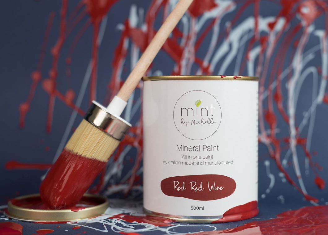 Mint Mineral Paint Red Red Wine
