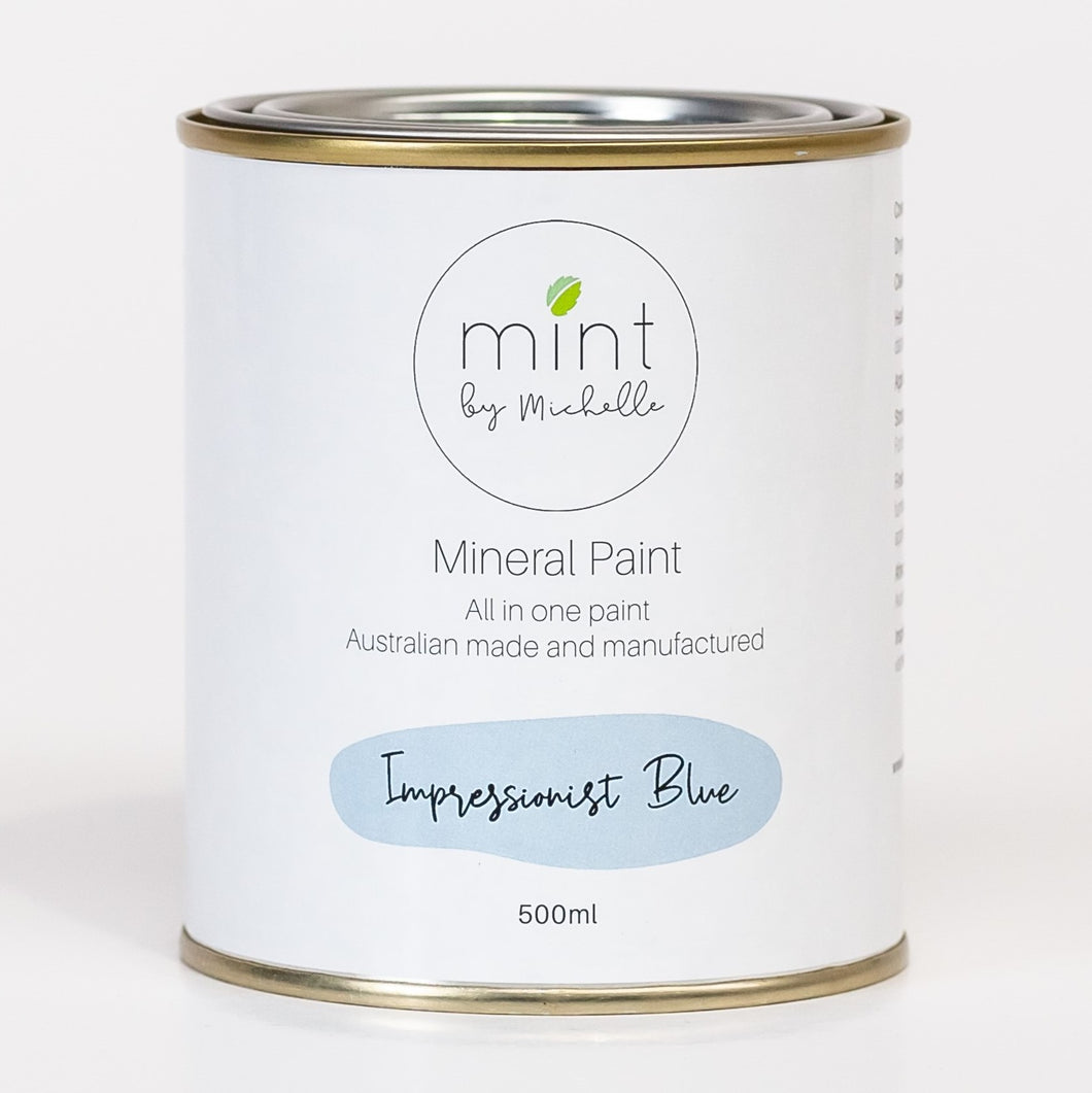 Mint Mineral Paint Impressionist Blue